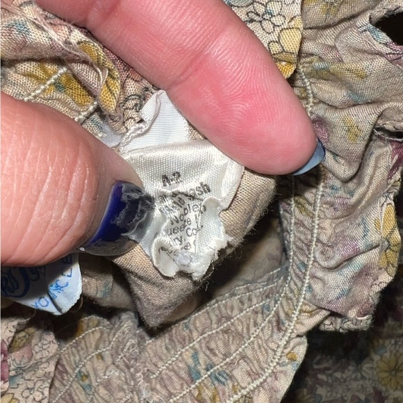 1950s The Young Circle Saks Fifth Avenue Floral Print Midi Dress - Picture 5 of 6